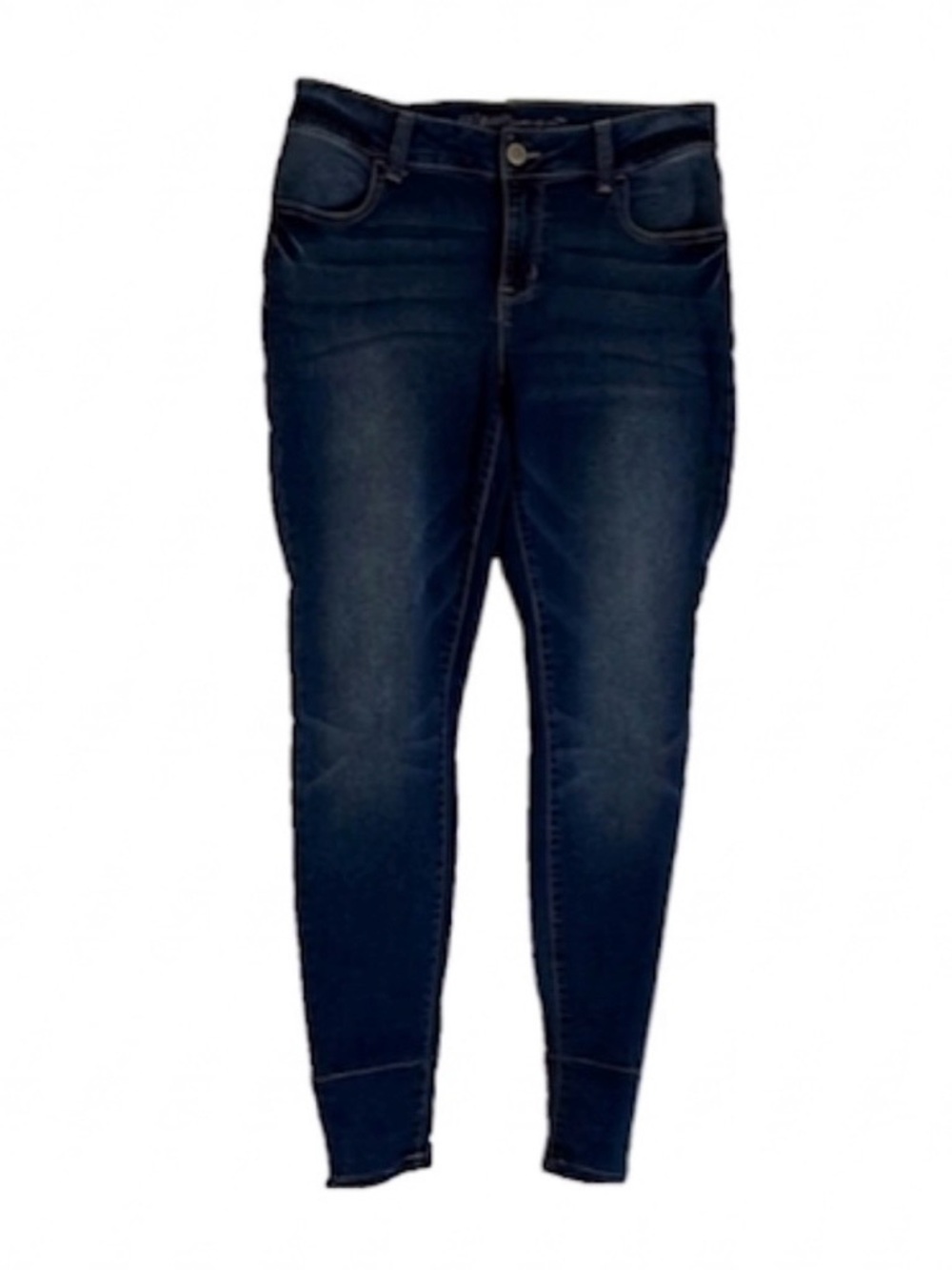 M Jeans by Maurices Mid Rise Tapered Ankle, Medium Regular, Blue